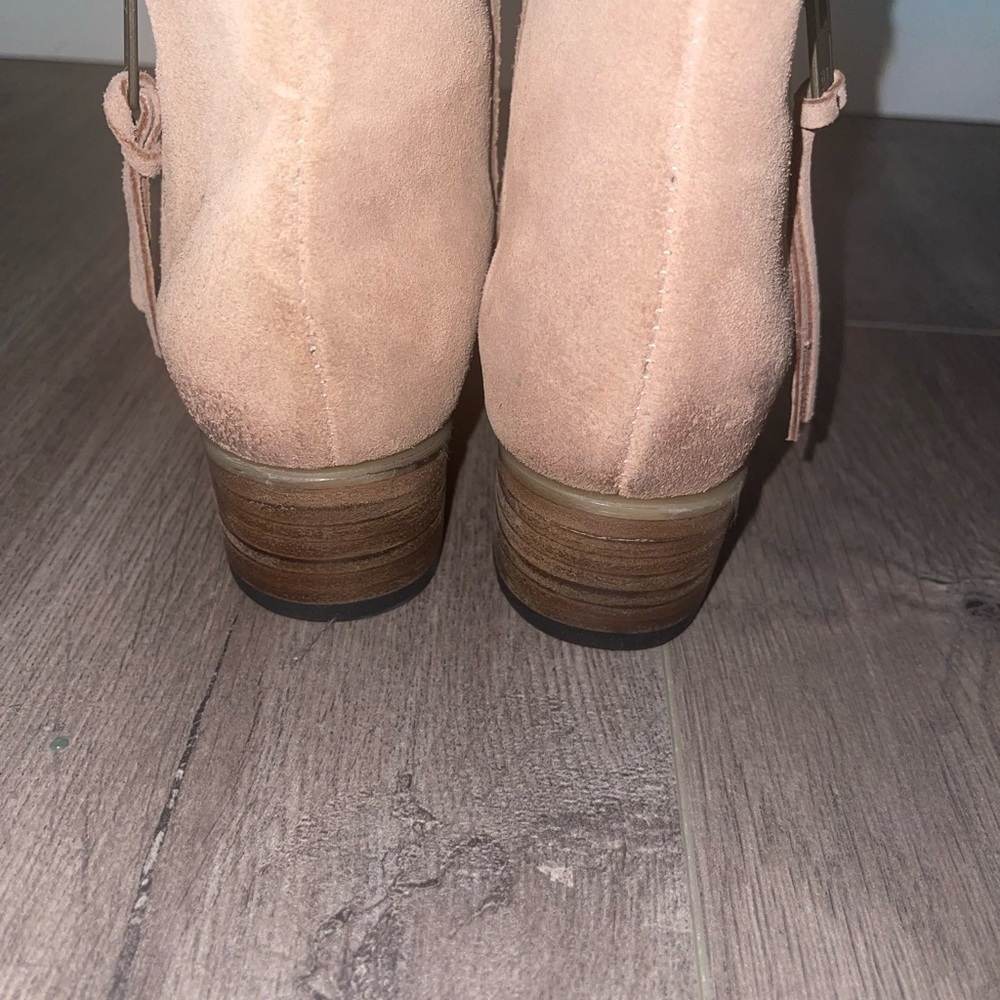 Onyx ankle suede bootie, by Freebird. - Picture 3 of 5